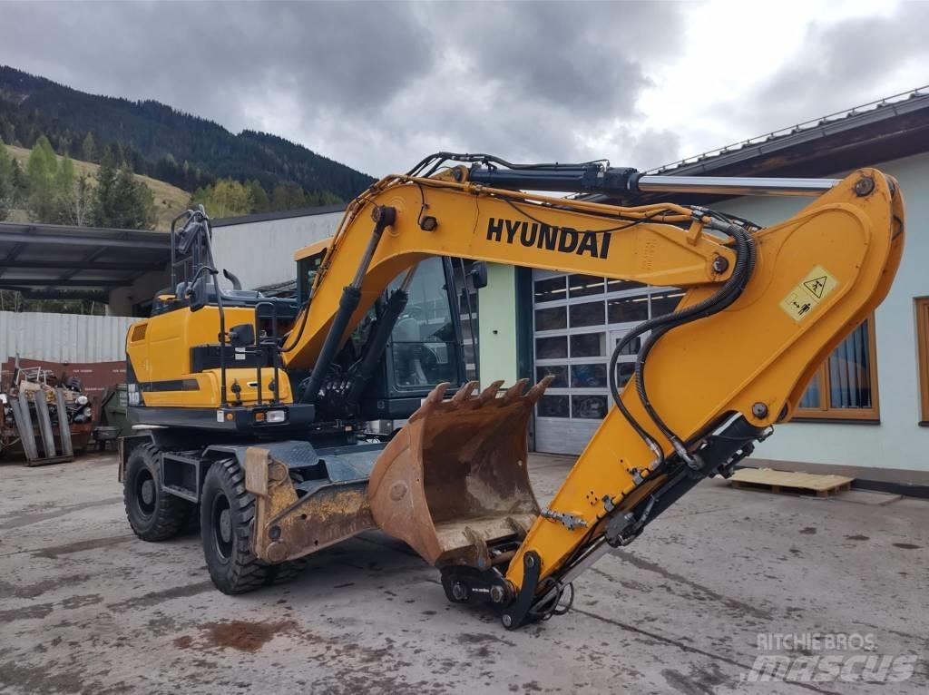 Hyundai HW140  휠 굴삭기