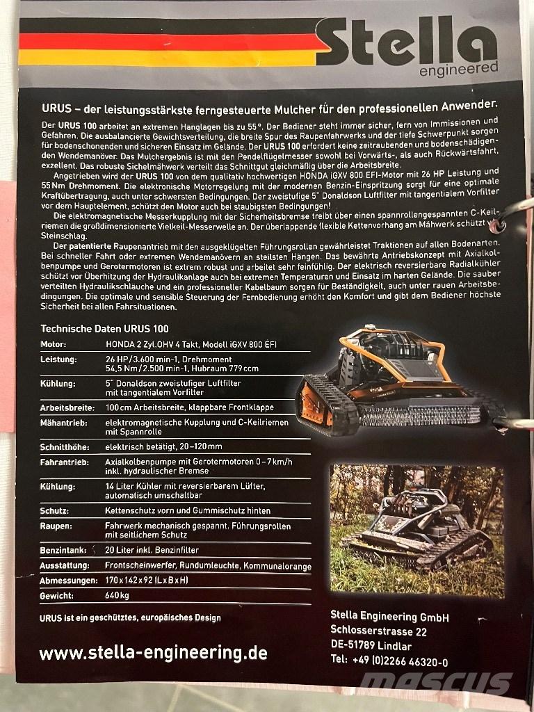  Stella URUS 100 로봇형 잔디깎기