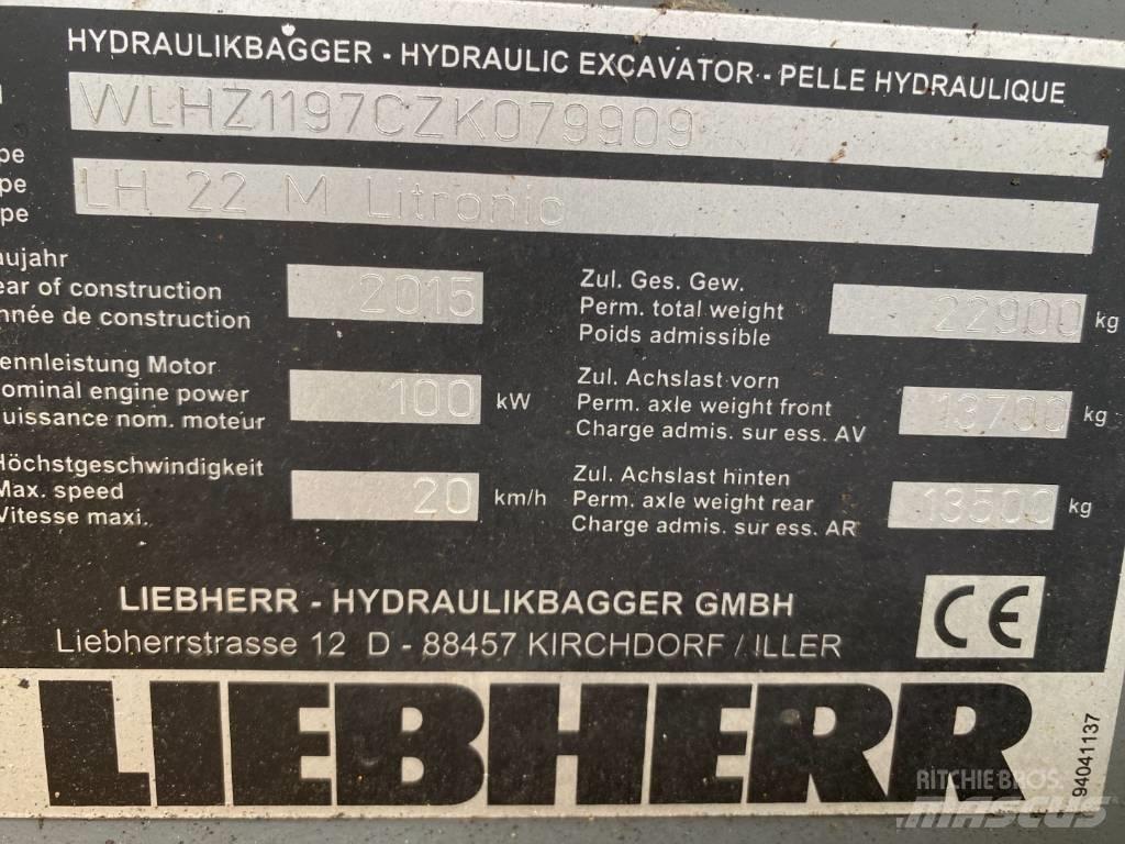Liebherr LH 22 M 폐기물/산업 처리기