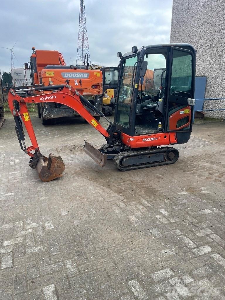 Kubota KX 016-4 소형 굴삭기 7톤 미만