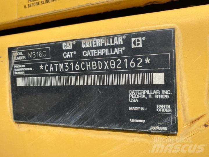 CAT M316C  휠 굴삭기