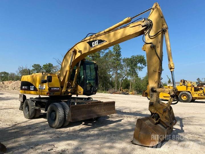 CAT M316C  휠 굴삭기