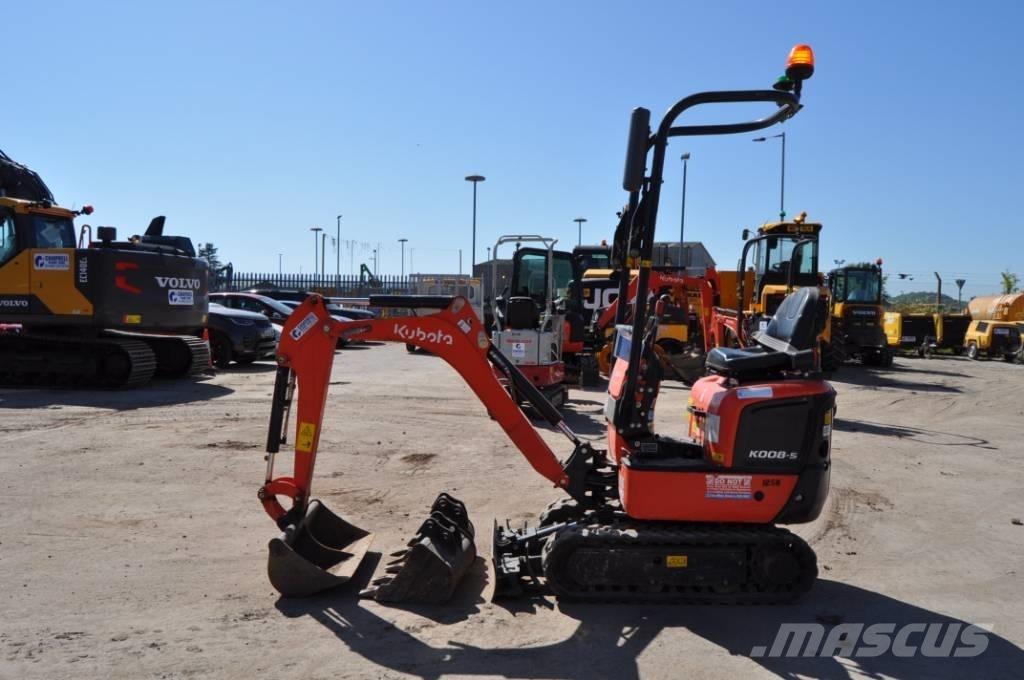 Kubota K 008-5 소형 굴삭기 7톤 미만