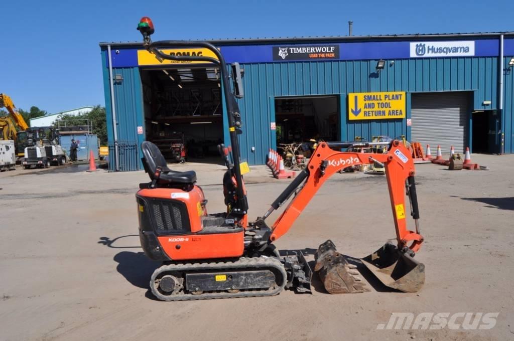Kubota K 008-5 소형 굴삭기 7톤 미만