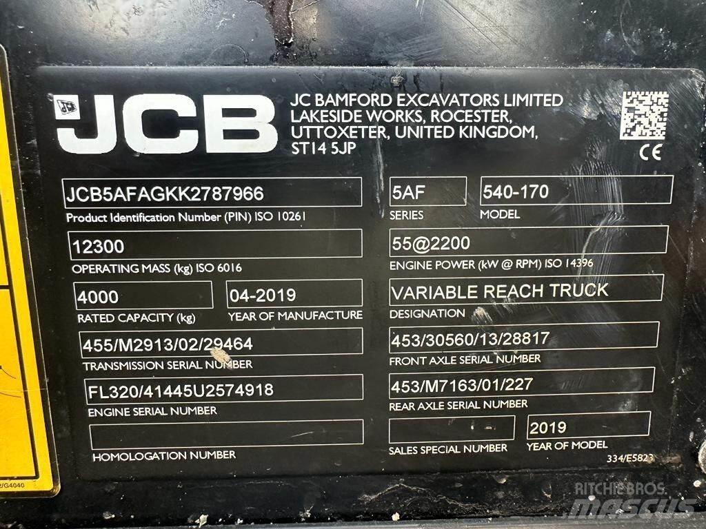 JCB 540-170 텔러 핸들러