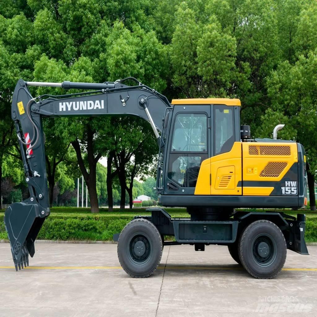 Hyundai HW155  휠 굴삭기