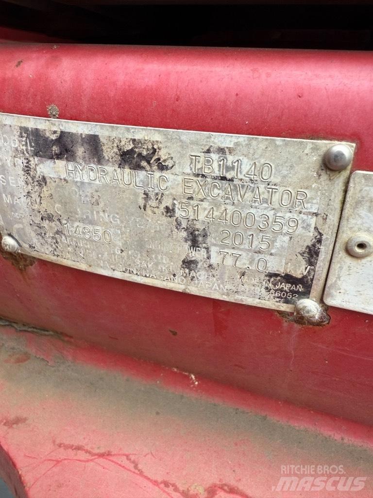 Takeuchi TB 1140 대형 굴삭기 29톤 이상