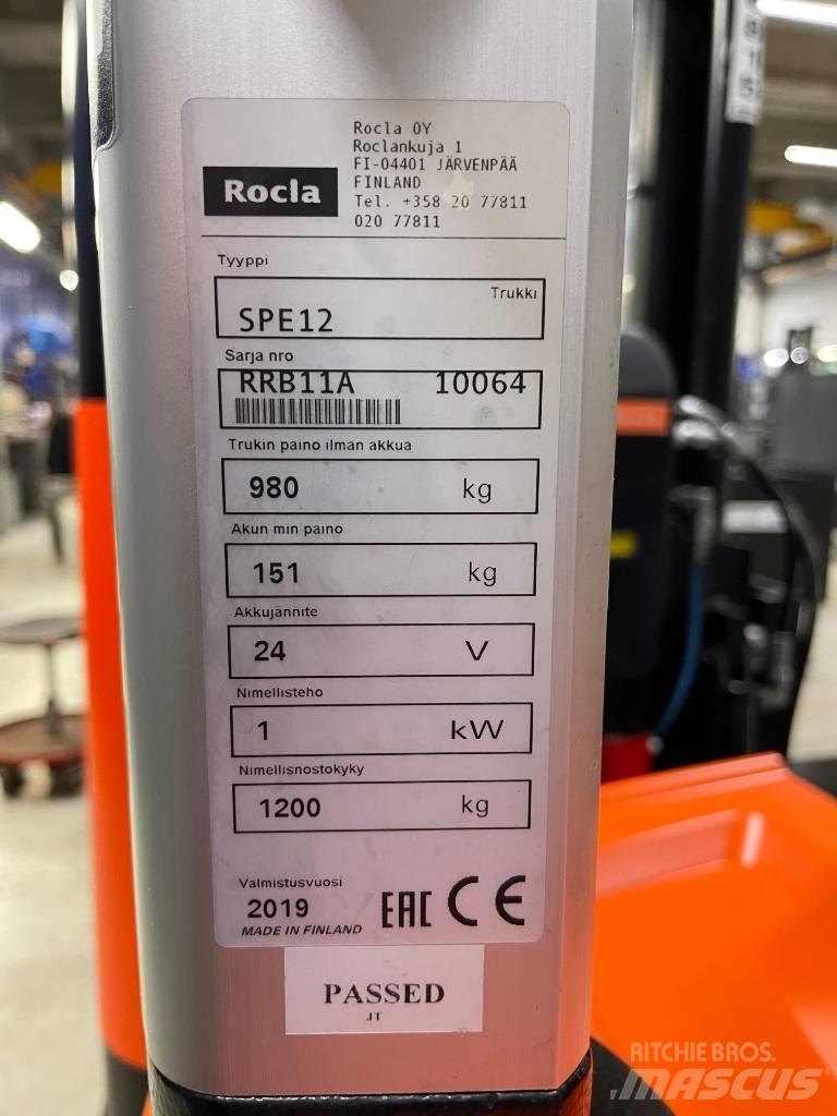 Rocla SPE12 보행식 리치 지게차