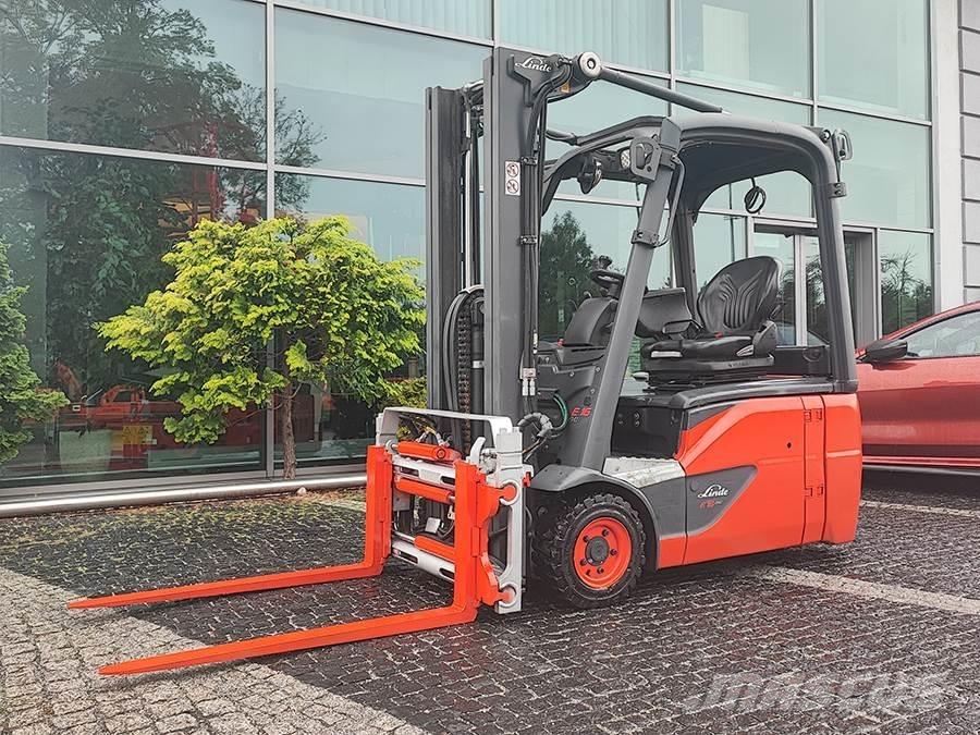 Linde E16-02 전동 지게차