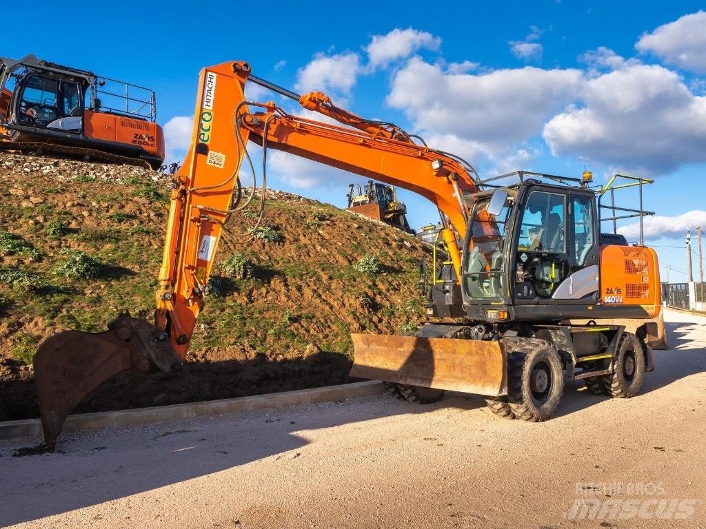 Hitachi 140W  휠 굴삭기