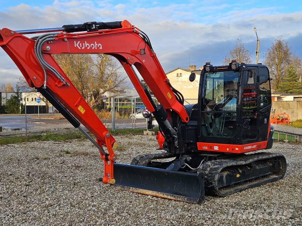 Kubota KX 080-4 중형굴삭기 7톤-28톤