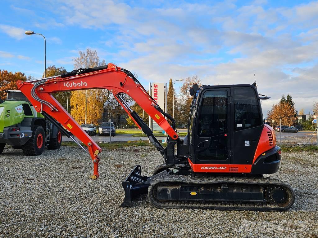 Kubota KX 080-4 중형굴삭기 7톤-28톤