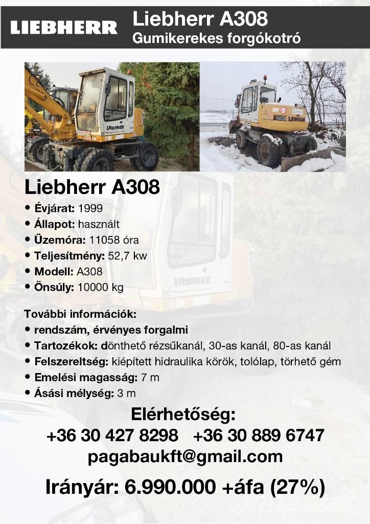 Liebherr A 308  휠 굴삭기