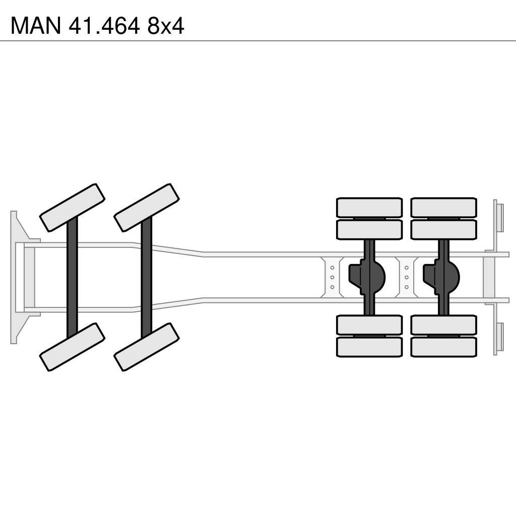 MAN 41.464 8x4 콤비/진공 트럭
