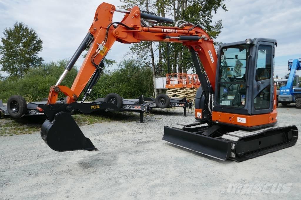 Hitachi ZX55UR-5B 소형 굴삭기 7톤 미만