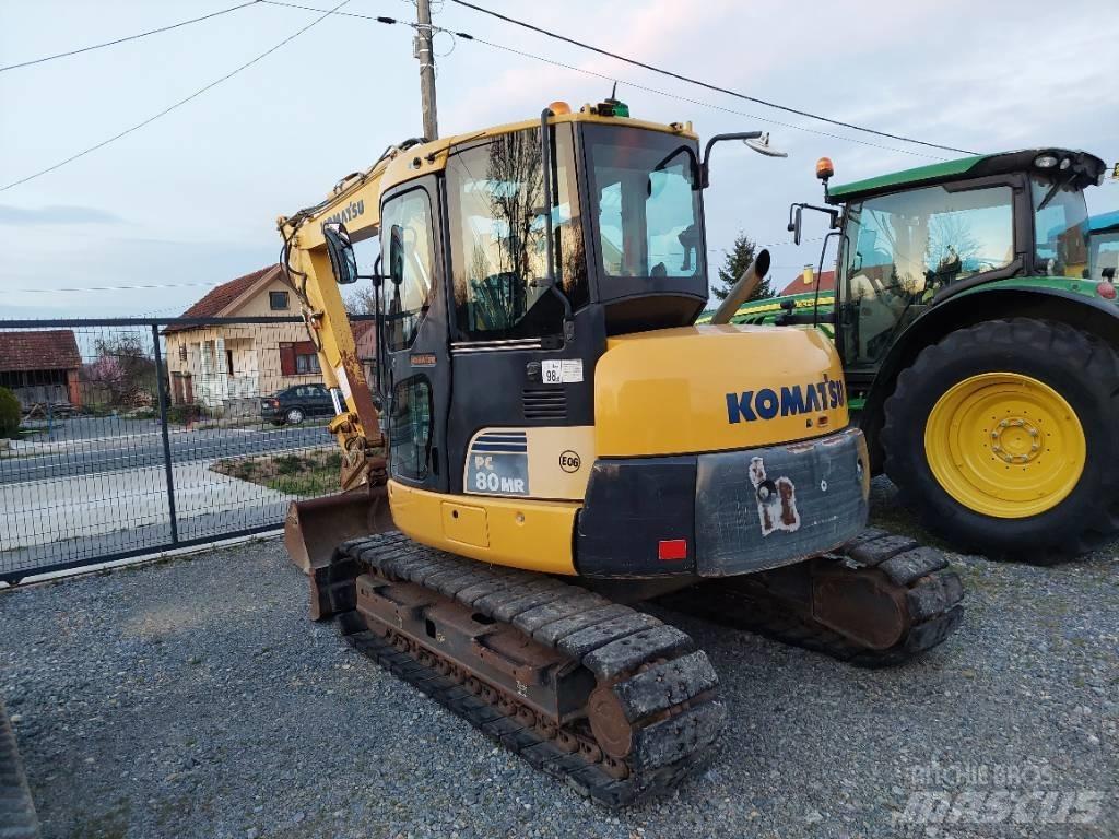Komatsu PC 80 MR 중형굴삭기 7톤-28톤