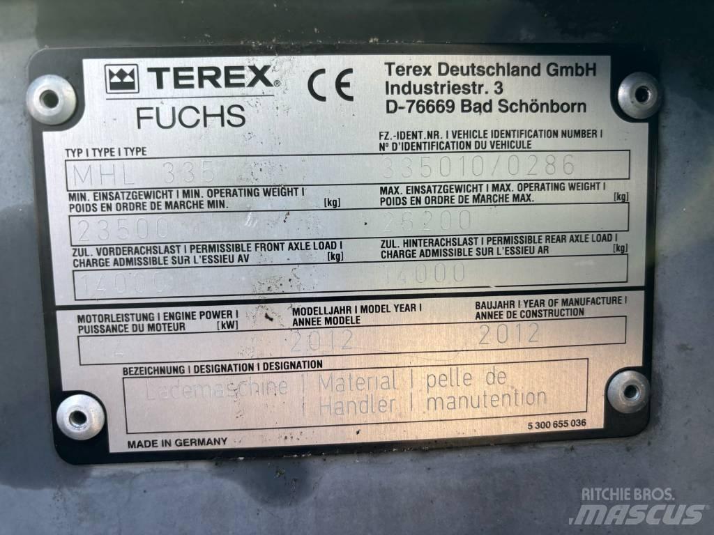 Fuchs MHL 335 폐기물/산업 처리기