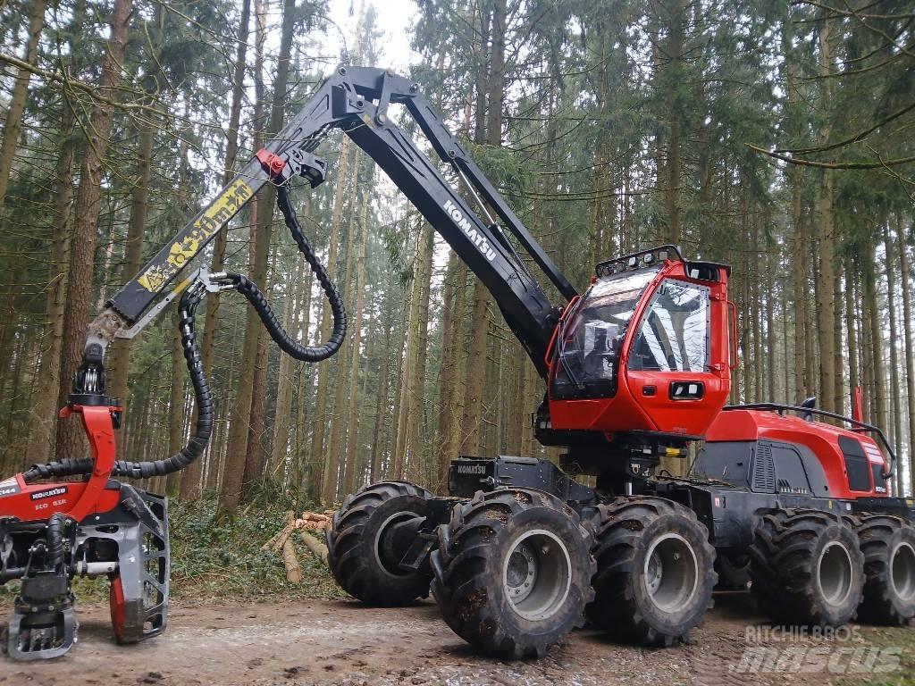 Komatsu 931 XC 원목 하베스터