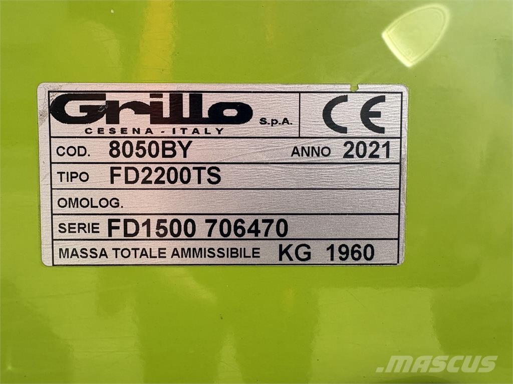 Grillo FD2200TS 탑승형 잔디깎기