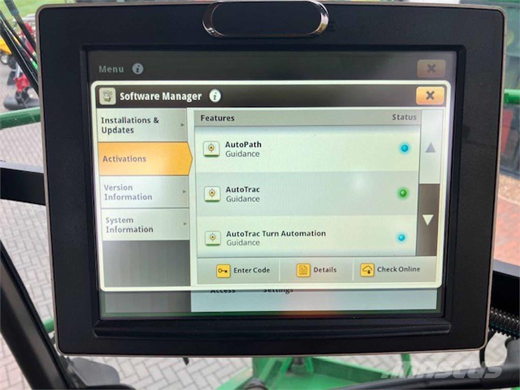 John Deere 9700i 자동 초지기계