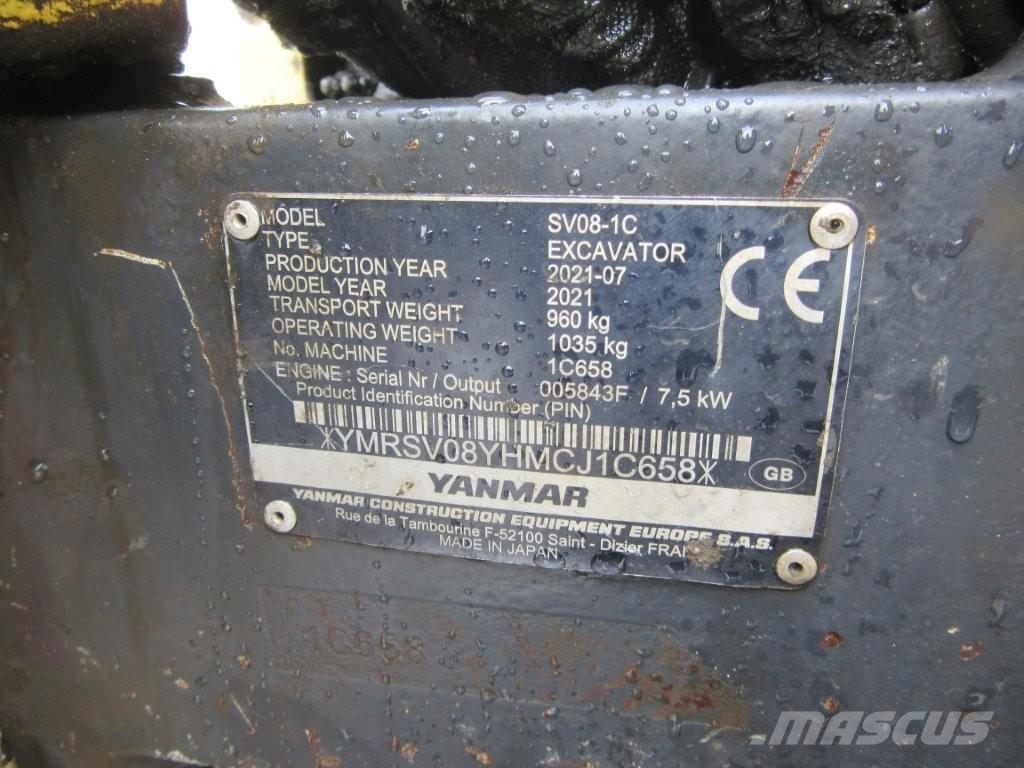 Yanmar SV08 대형 굴삭기 29톤 이상