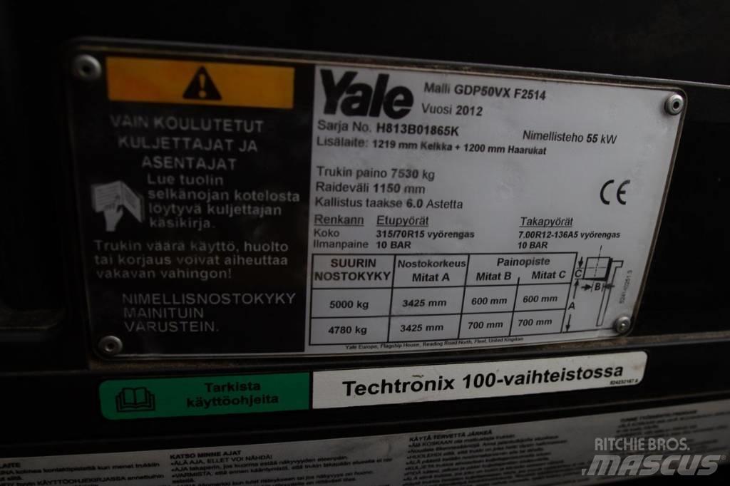 Yale GDP50VX 디젤 지게차