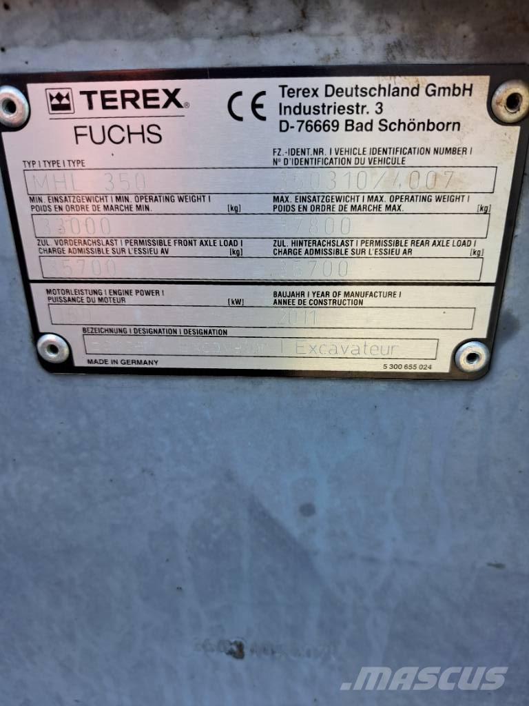 Fuchs MHL350E + Polyp 폐기물/산업 처리기