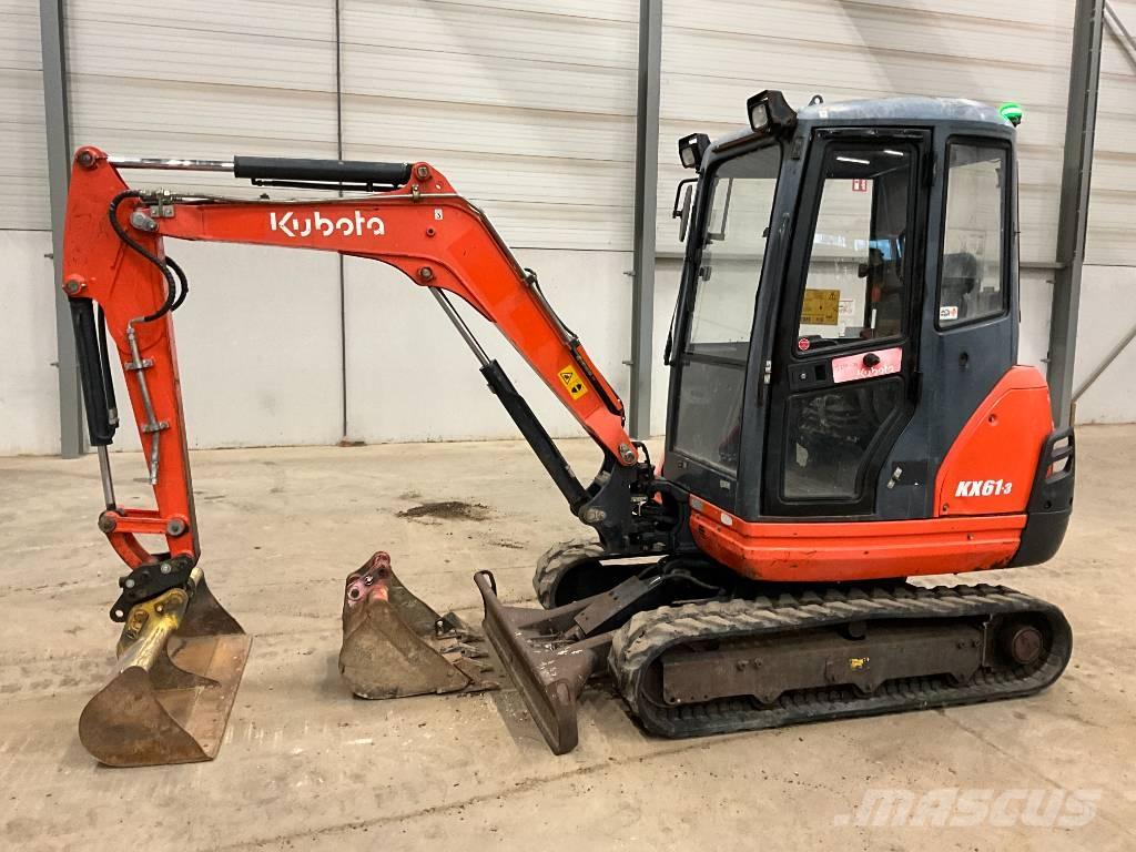 Kubota KX 61-3 소형 굴삭기 7톤 미만