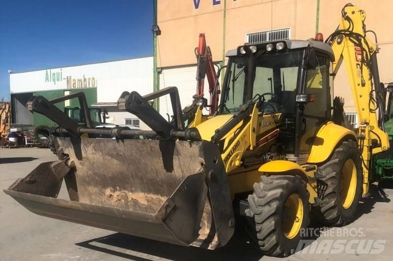 New Holland B 110 C 백호로더