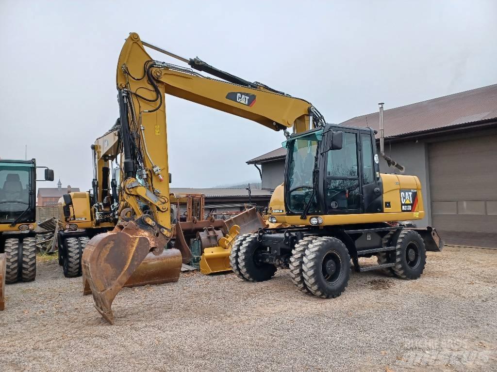 CAT 313 D  휠 굴삭기
