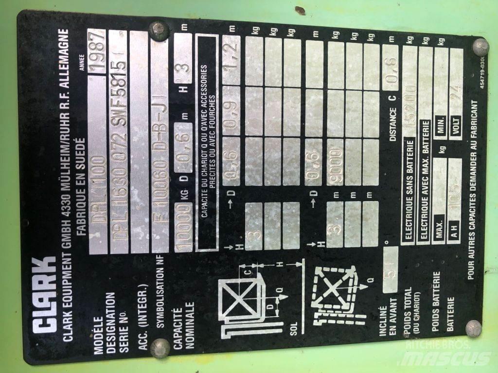 Clark DPL100 디젤 지게차