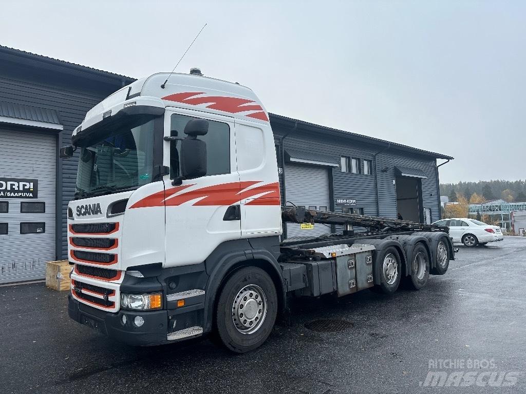Scania R520 8x2/4 케이블 리프트 탈착식 트럭