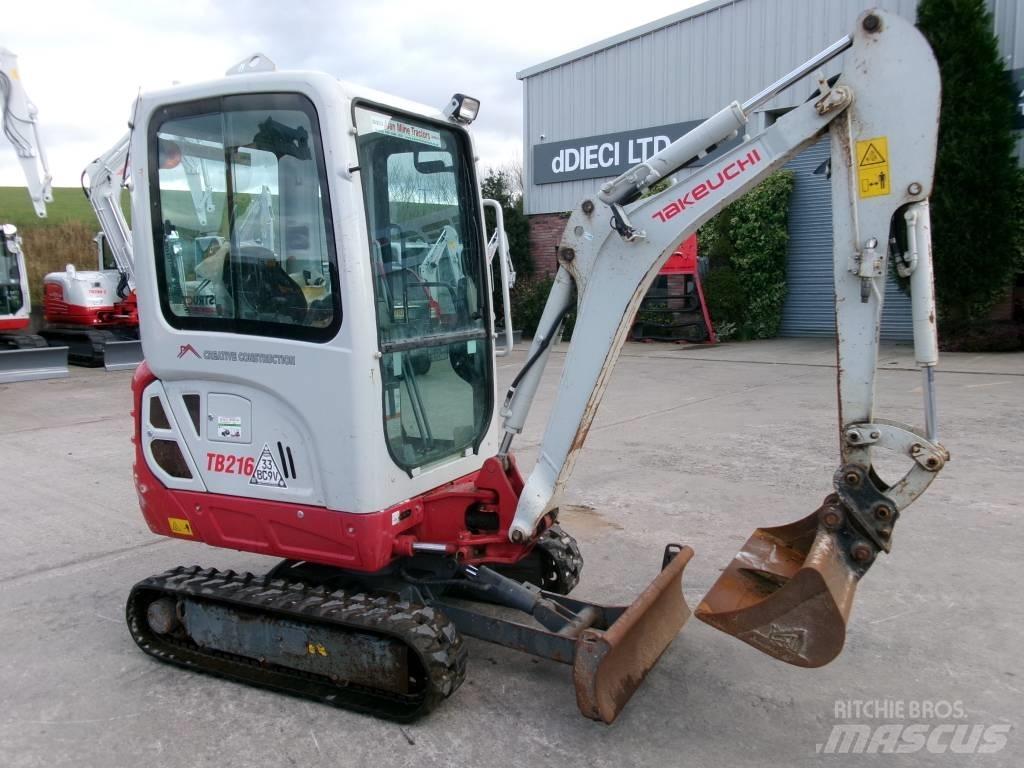 Takeuchi TB 216 소형 굴삭기 7톤 미만