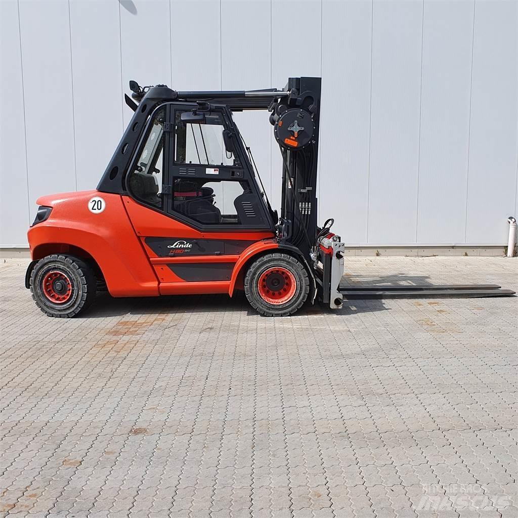 Linde H80D/900 디젤 지게차