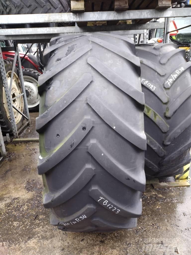 Michelin 710/70 R38 타이어, 휠 및 림