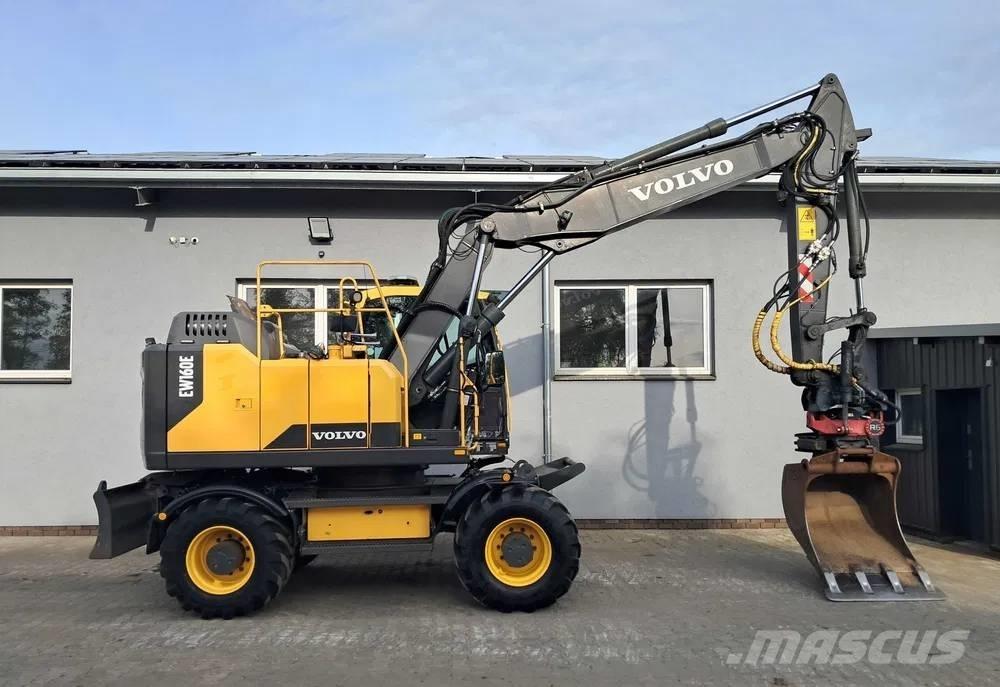 Volvo EW 160 E  휠 굴삭기