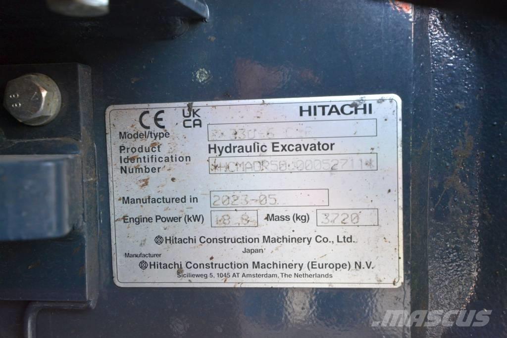 Hitachi ZX 33 U-6 소형 굴삭기 7톤 미만