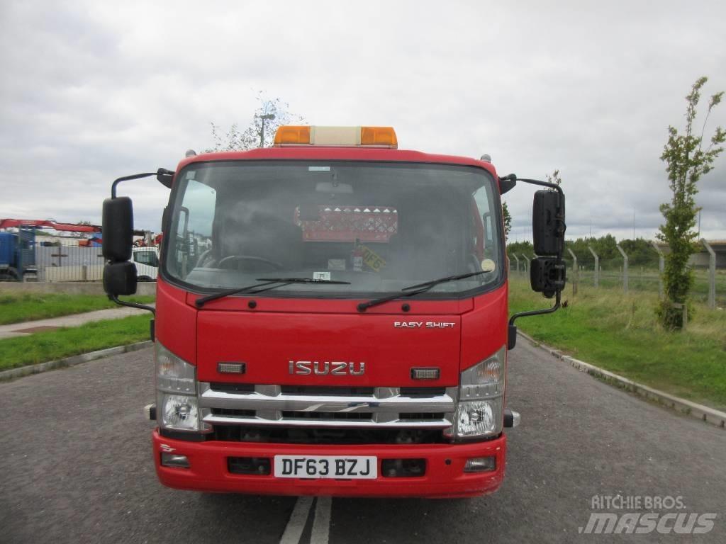 Isuzu N 75.190 플랫베드/윈치 트럭