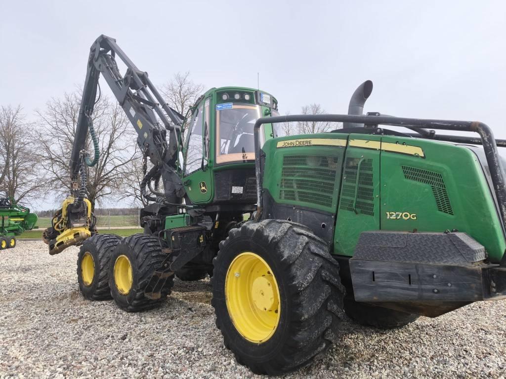 John Deere 1270G 원목 하베스터