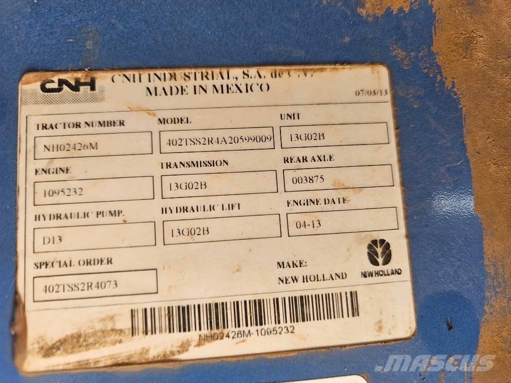 New Holland TS 6.120 트랙터