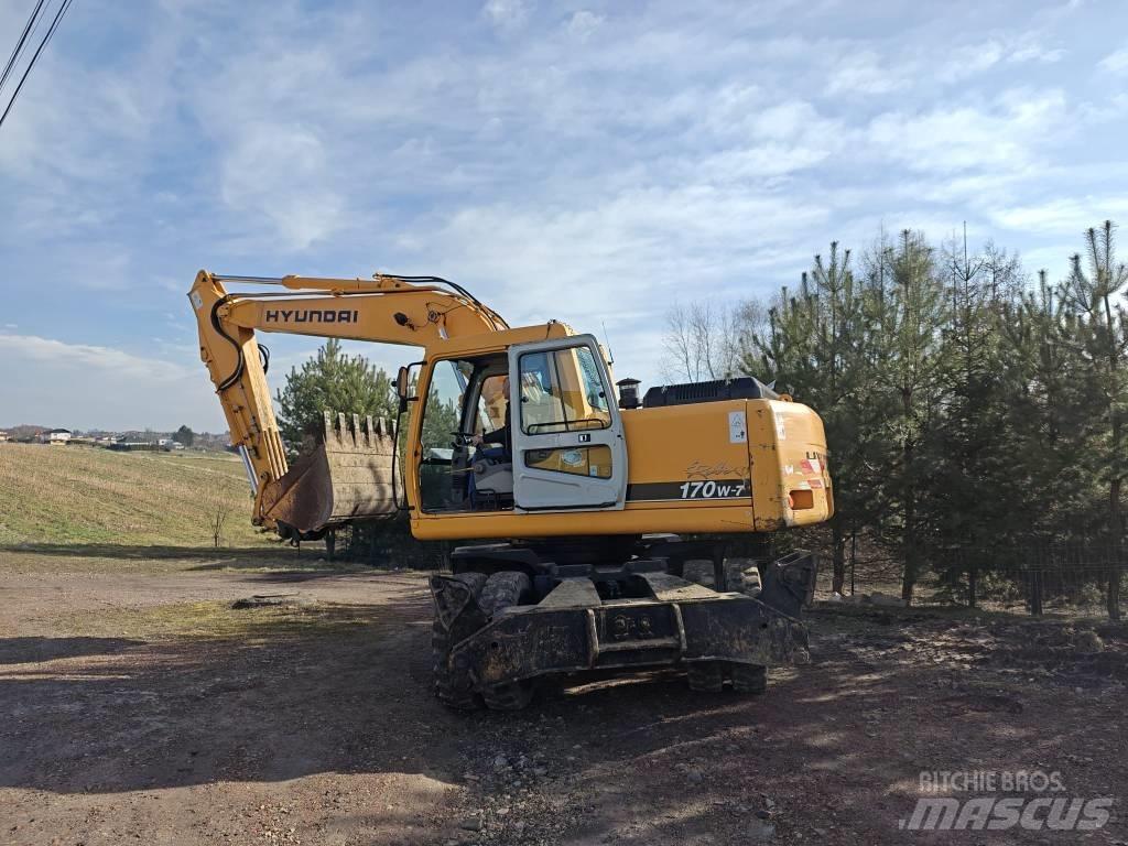 Hyundai 170W-7  휠 굴삭기