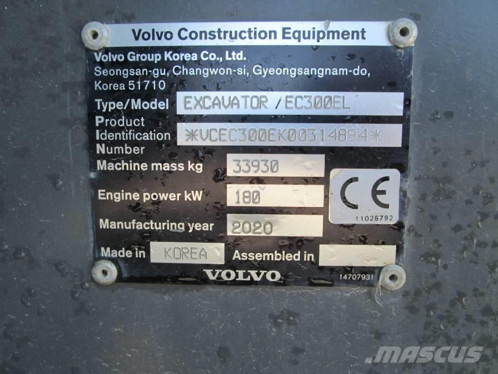 Volvo EC 300 EL 대형 굴삭기 29톤 이상