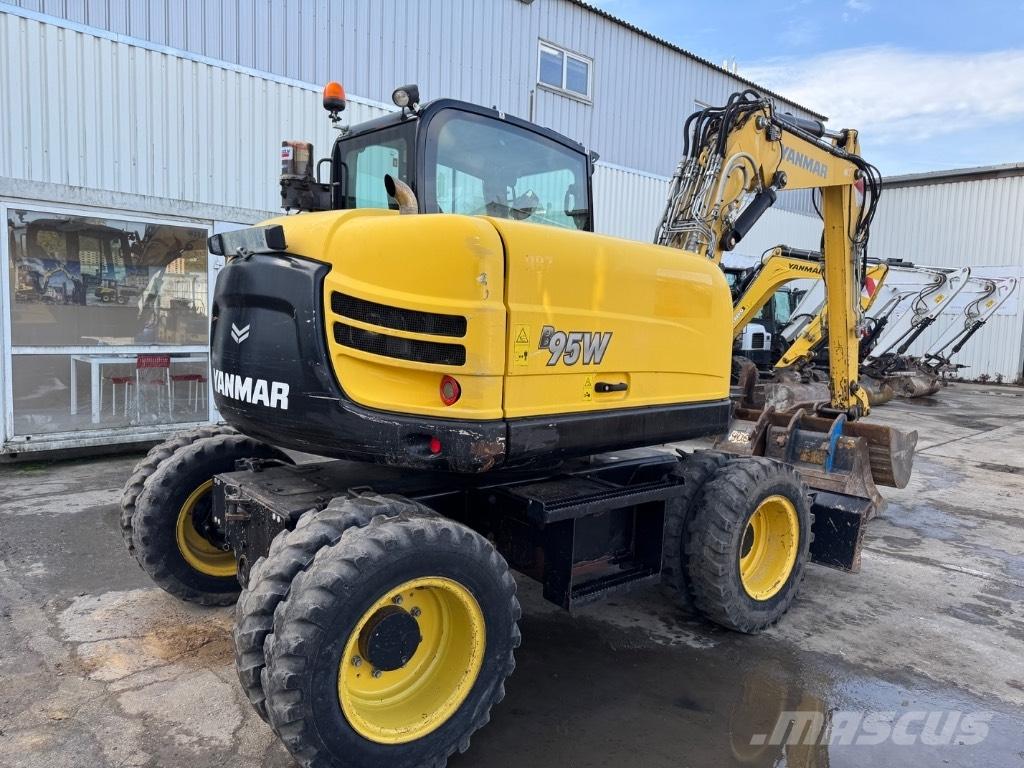 Yanmar B95W (40576)  휠 굴삭기