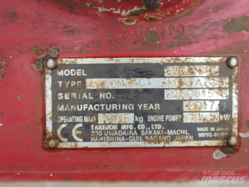 Takeuchi TB215R 소형 굴삭기 7톤 미만
