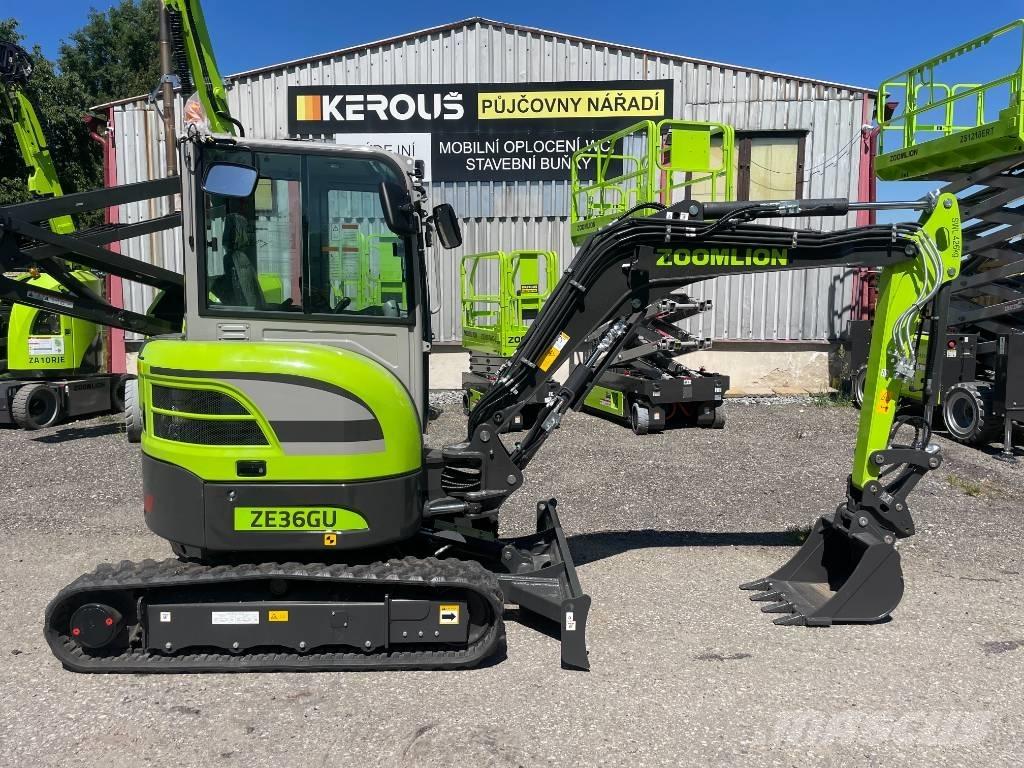 Zoomlion ZE 36 GU 대형 굴삭기 29톤 이상