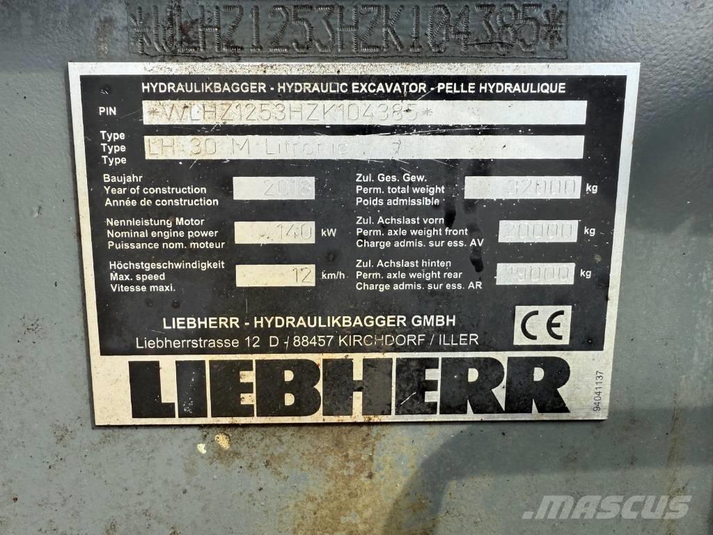 Liebherr LH 30 M 폐기물/산업 처리기