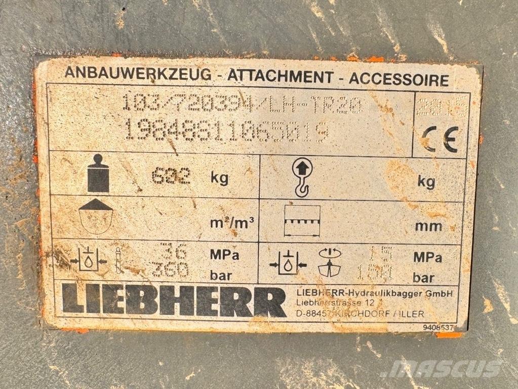 Liebherr LH-TR 20 퀵 커넥터