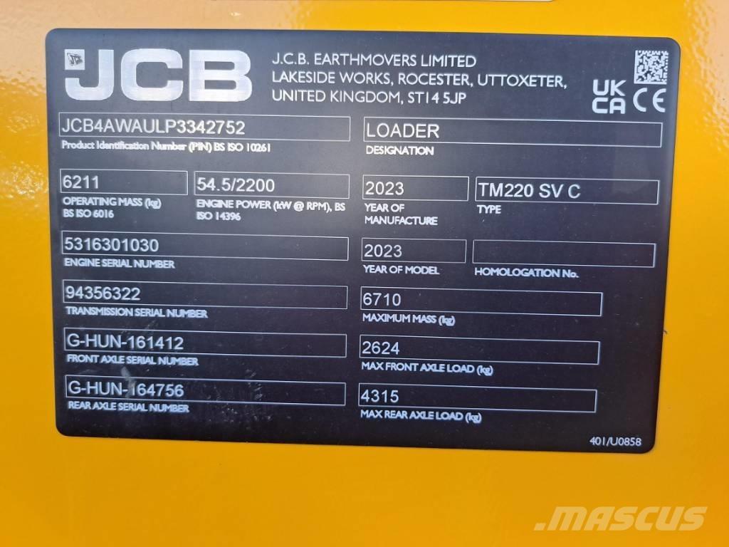 JCB TM 220 SV  휠로우더