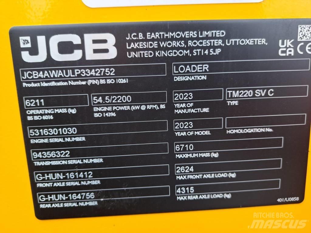 JCB TM 220 SV  휠로우더