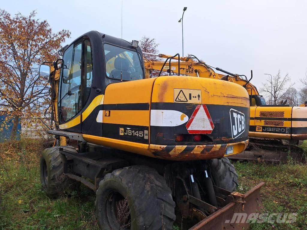 JCB JS 145 W  휠 굴삭기
